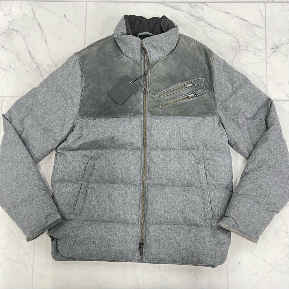 (JZ-35) John Varvatos Stephen Water Resistant Puffer Jacket - Picture 2 of 7